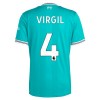 Camiseta de fútbol Liverpool Virgil 4 Niño 3ª equipación 2025-26